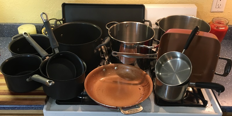 My pots, pans, and skillets