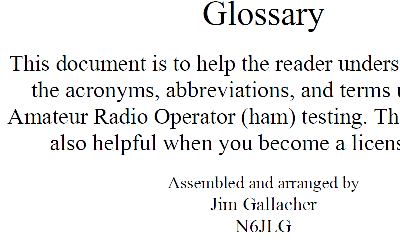 Tech glossary